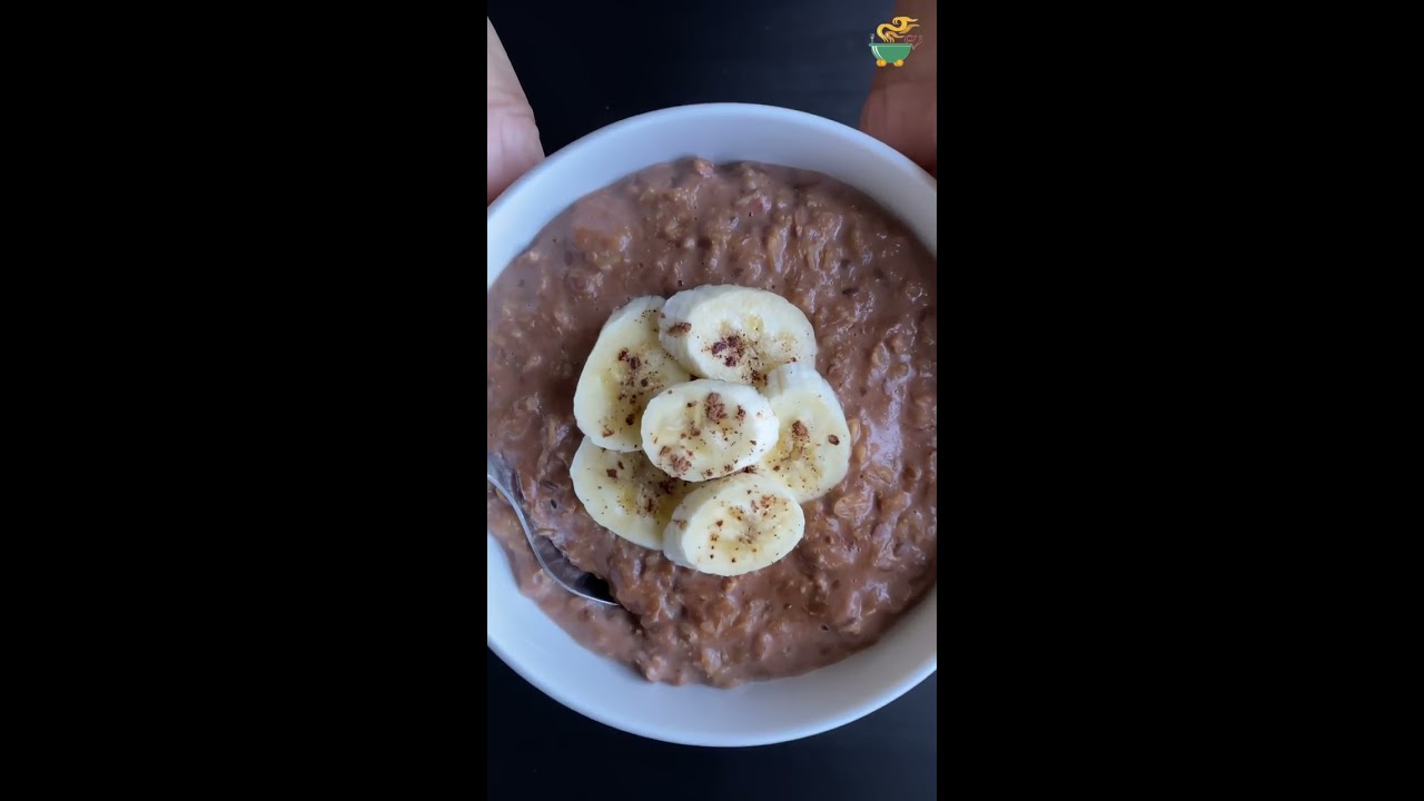 THE BEST OATMEAL RECIPE HEALTHY JUNK FREE BREAKFAST IDEA CHOCOLATE BANANA Bowl To Soul