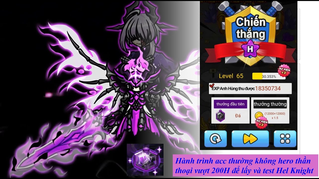 |Gold Tower Defence| Hành trình vượt 200H để lấy và test kiếm sỹ địa ngục