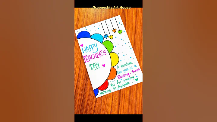 Happy Teacher's Day Card #shorts #youtubeshorts #shortvideo #ytshorts