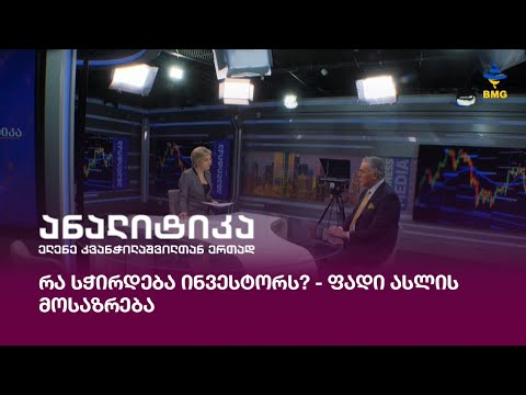 რა სჭირდება ინვესტორს? - ფადი ასლის მოსაზრება