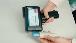 Cheap Price 12.7mm Portable Intelligent TIJ Handheld Inkjet Printer Gun Label Printer Expiry Date