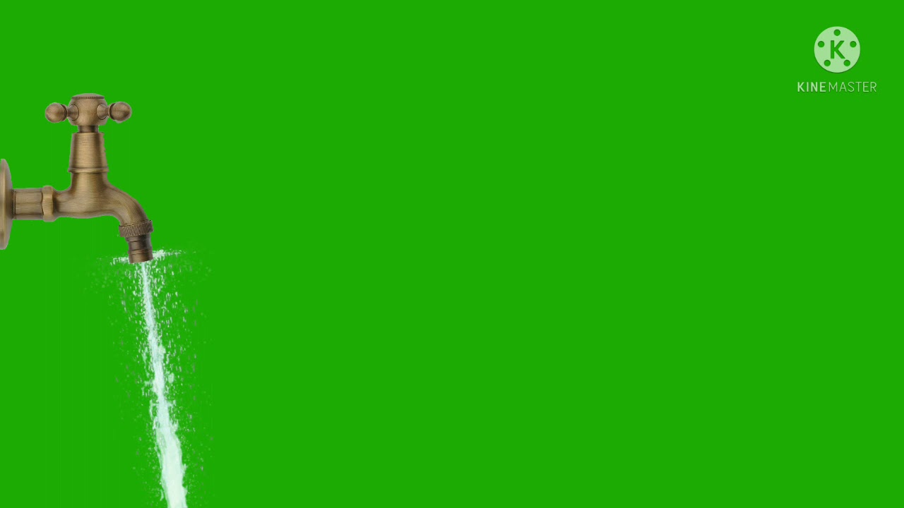 water tap green screen effect YouTube