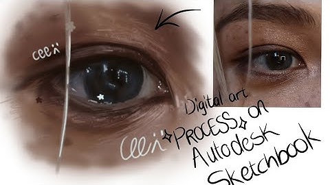 Eye tutorial using Autodesk Sketchbook