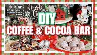 DIY CHRISTMAS COFFEE & HOT COCOA BAR // NEW CHRISTMAS DECOR 2021 / STYLE MY SWEETS