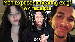 Man claps back with receipts on cheating Ex Girlfriend