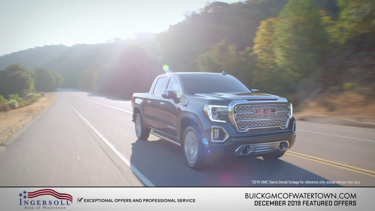 2019 GMC Sierra 1500 Crew Cab Offer Buick GMC of Watertown December SP - YouTube