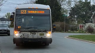 Halifax Transit: A New ERA begins for route 123 with 749 on the Sunrise trip