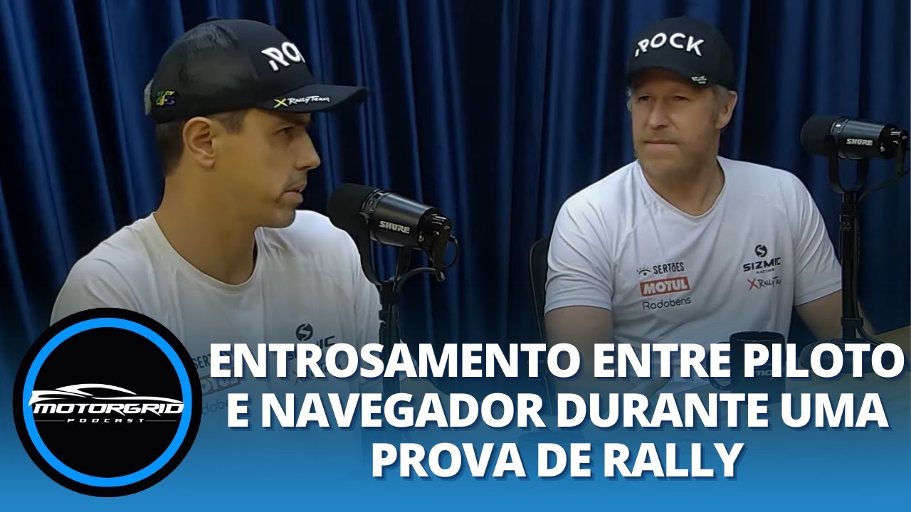 O entrosamento entre piloto e navegador durante uma prova de Rally | Motorgrid Podcast