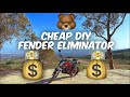 Easy DIY Fender Eliminator For Your Motorcycle