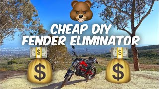 Easy DIY Fender Eliminator For Your Motorcycle