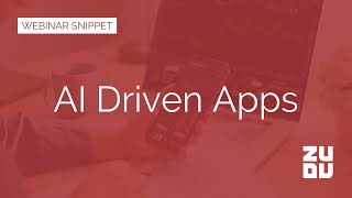 Examples of AI Driven Apps In Healthcare | Zudu Webinar Snippet screenshot 3