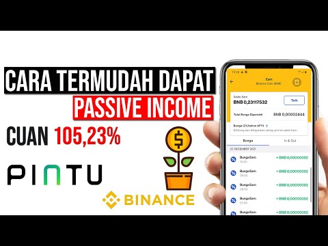 CARA TERMUDAH DAPAT PASSIVE INCOME CUAN +105,23 % | Kirim di Aplikasi Pintu Crypto Pemula