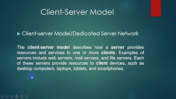 ICS Part I chapter 2 client server model