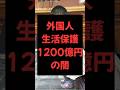 【雑学】果たして正解なのか!?外国人生活保護予算について #政治 #雑学 #生活保護 #厚生労働省 #神谷宗幣