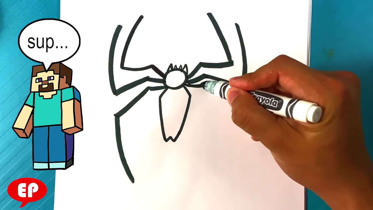 КРУТО Как нарисовать логотип Человека-паука