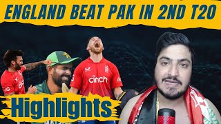 2nd T20I | Highlights | England Beat Pak in 2nd T20
