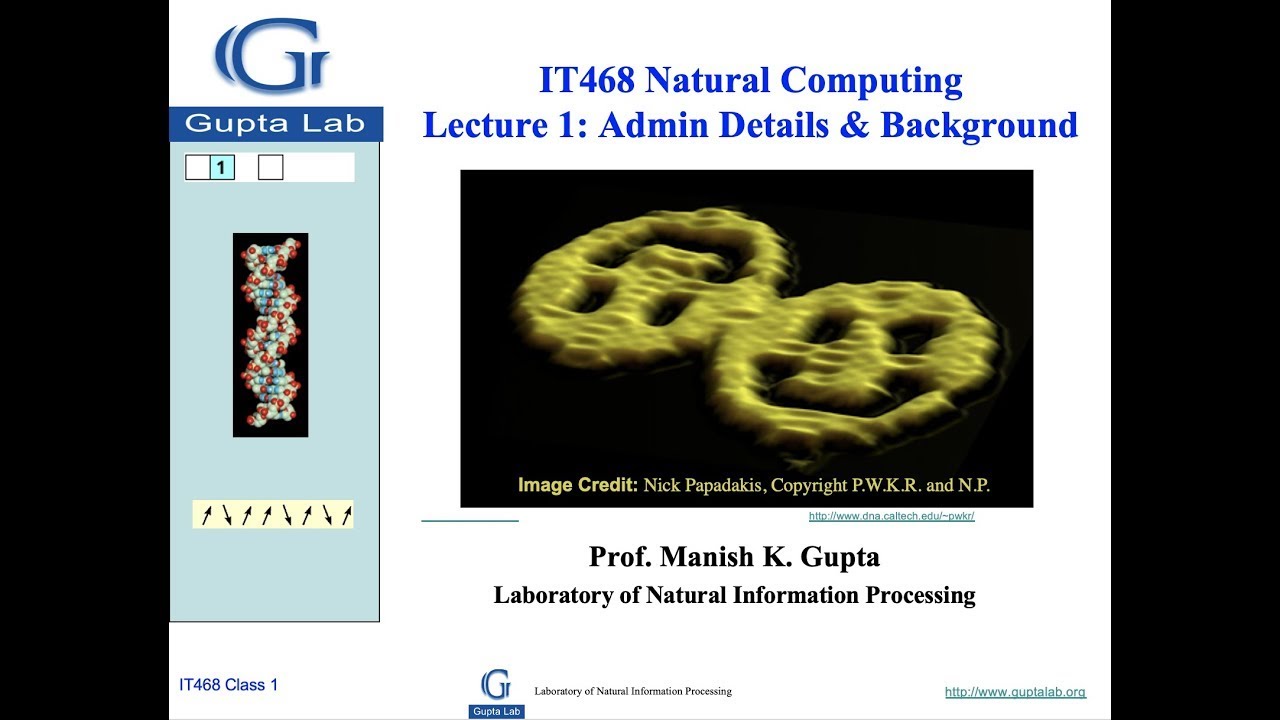 IT 468 Natural Computing Fall 2021 Lecture 1