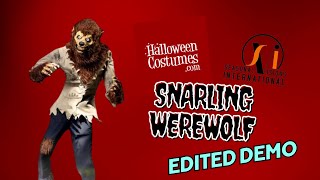 HalloweenCostumes.com Feral Werewolf / Snarling Werewolf Animatronic Edited Demo