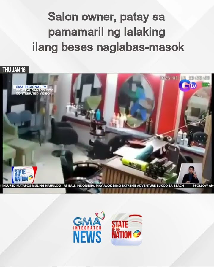 Salon owner, patay sa pamamaril ng lalaking ilang beses naglabas-masok | SONA