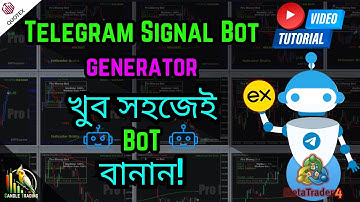 Telegram Signal Bot বানান | MetaTrader 4 থেকে Auto Signal পাঠান | Full Tutorial Bangla!