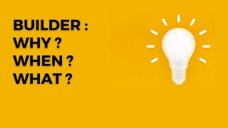Builder Design Pattern
