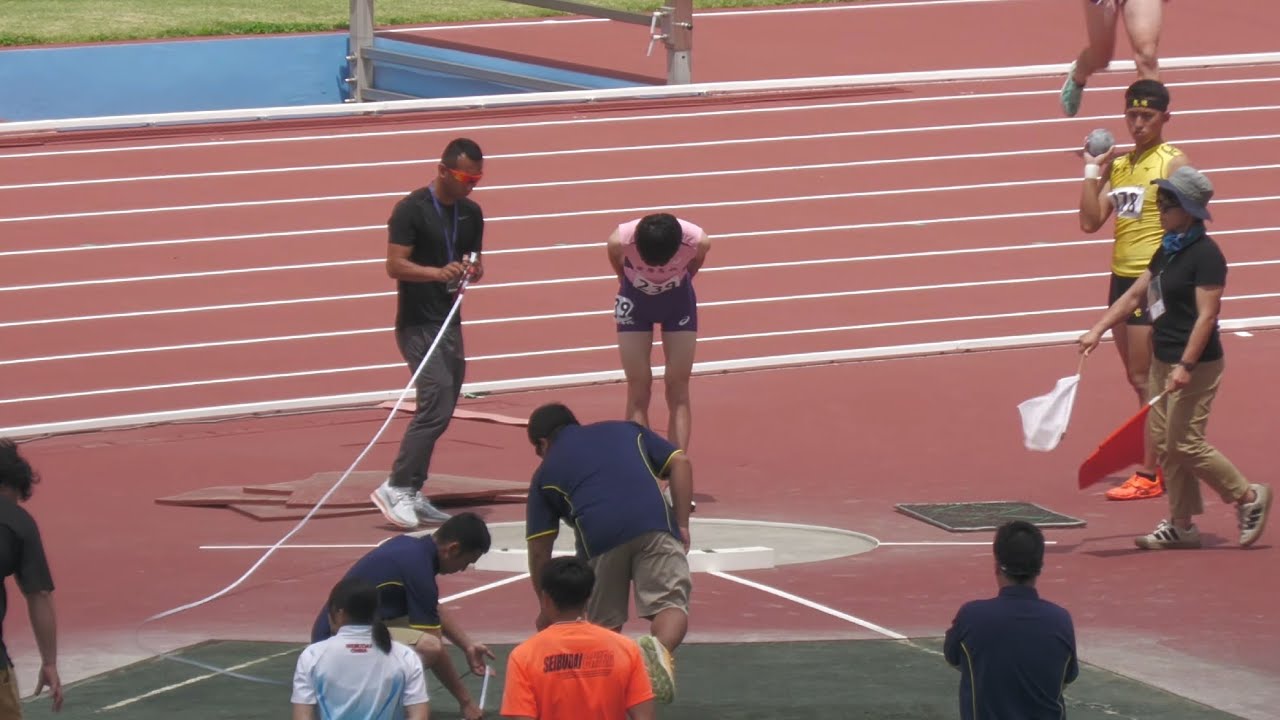 男子八種競技砲丸投2投目 千葉県高校総体2025