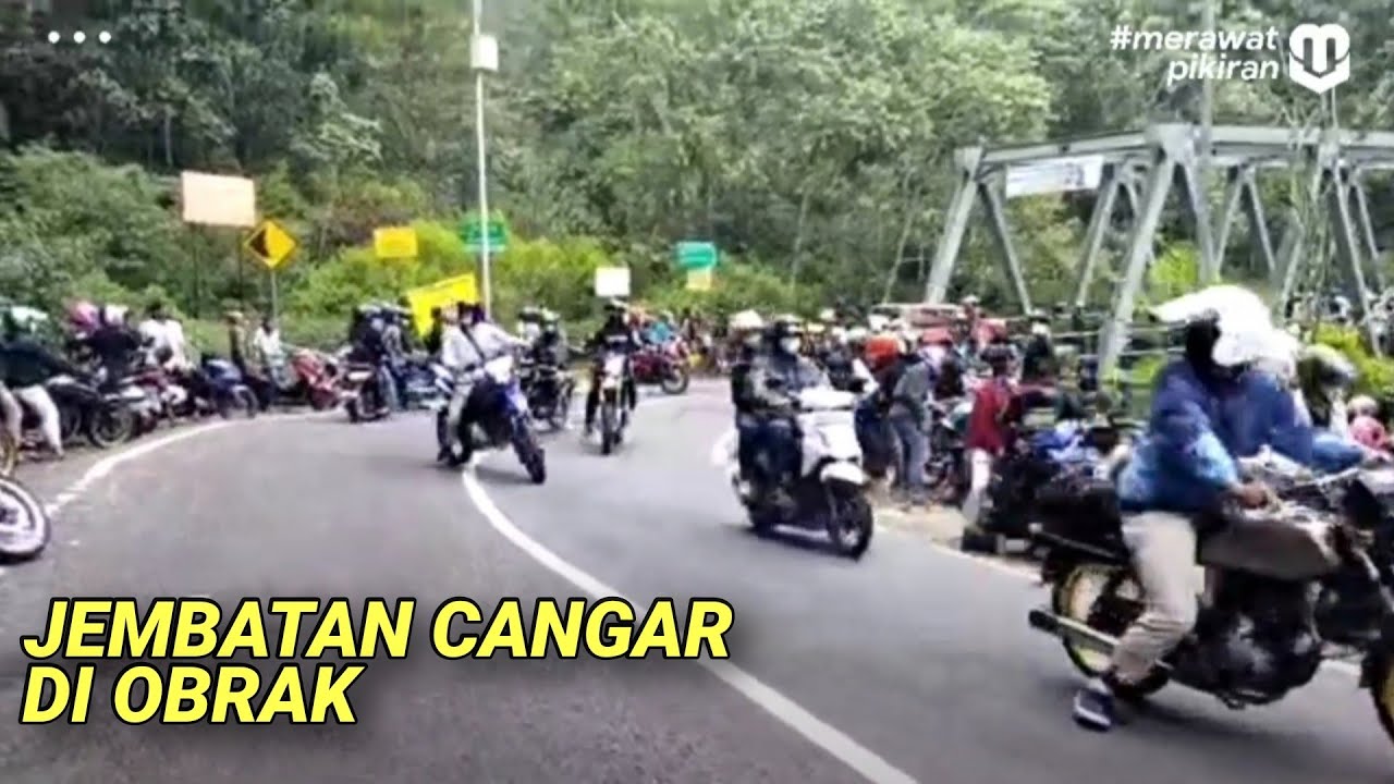 [FULL VIDEO] Jembatan Cangar Di Obrak.