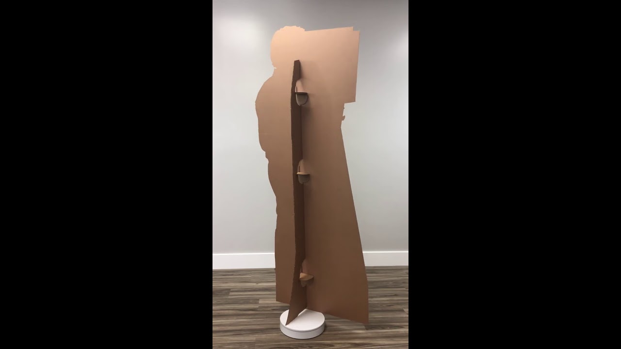 BOB ROSS TALKING The Joy of Painting Cardboard Cutout Standup