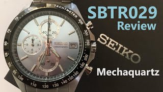 Seiko Spirit SBTR029 Quartz Chronograph Mecha-Quartz Watch Unboxing and Review. 8T67 VK67 Ice Blue