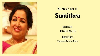 Sumithra Movies List Sumithra Filmography Of Sumithra