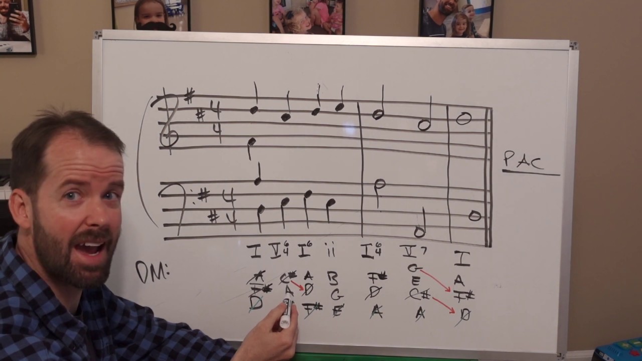 AP: Part Writing (Major Key Example) - YouTube