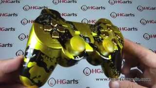 Candy Gold Splatter | PS3 Modded Controller | HG Arts Modz