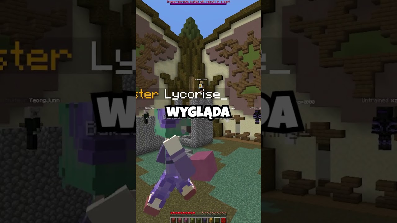 Minecraft Build Battle ale mogę BUDOWAĆ tylko z KAMIENIA