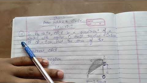 In Fig. 12.30, OABC is a quadrant of a circle with center O and radius 3.5cm. If OD = 2cm, Find the