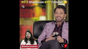 How did Shaadi.com become so famous? 🤔 Anupam Mittal 🔥 | Factovation #shorts #shortaday