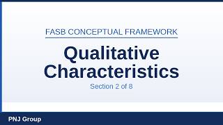 Section 2: Qualitative Characteristics | FASB Conceptual Framework Training