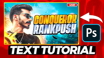 Make BGMI thumbnails like Snax Gaming | Text Tutorial