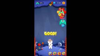 LINE バブル2　STAGE 1003　黄金コニー　アイテムあり　×1.5　Gold Cony　LINE BUBBLE 2