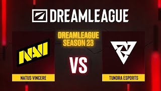 Natus Vincere проти Tundra Esports | Гра 1 | DreamLeague Season 23 - Group B