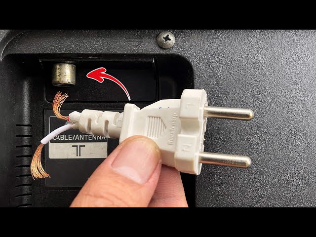Just Plug The Electrical Plug Into Your TV And You Will Never Have