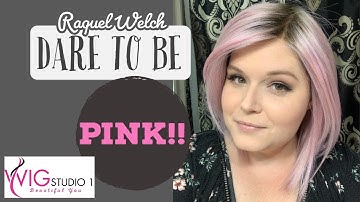 Raquel Welch DARE TO BE Wig Review | Pretty In Pink! | TRISTA
