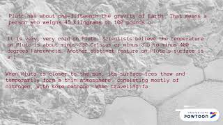 BIRTH, LIFE AND DEATH OF PLUTO