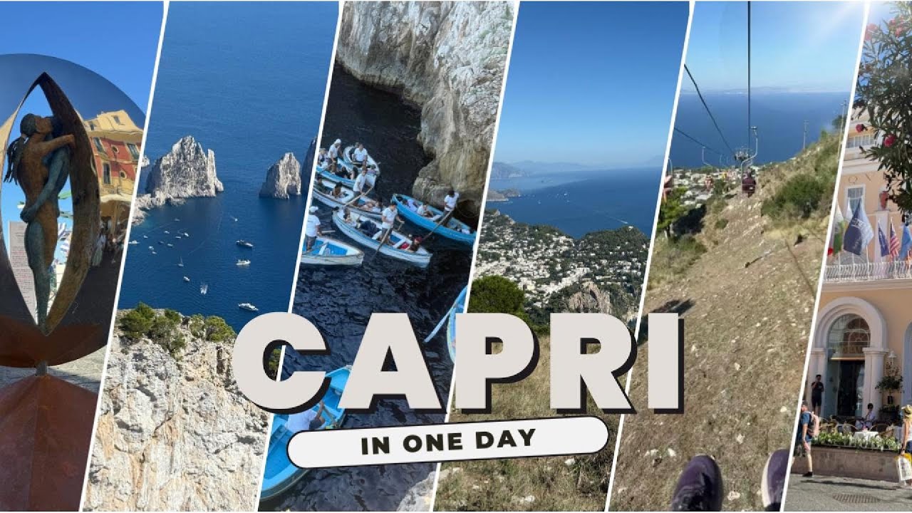 Capri Day Trip: Blue Grotto, Chairlift & Gelato at the Top! 🇮🇹✨
