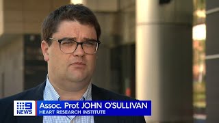 Assoc Prof John O'Sullivan on Channel 9 News - TMAO, is not responsible for common heart conditions