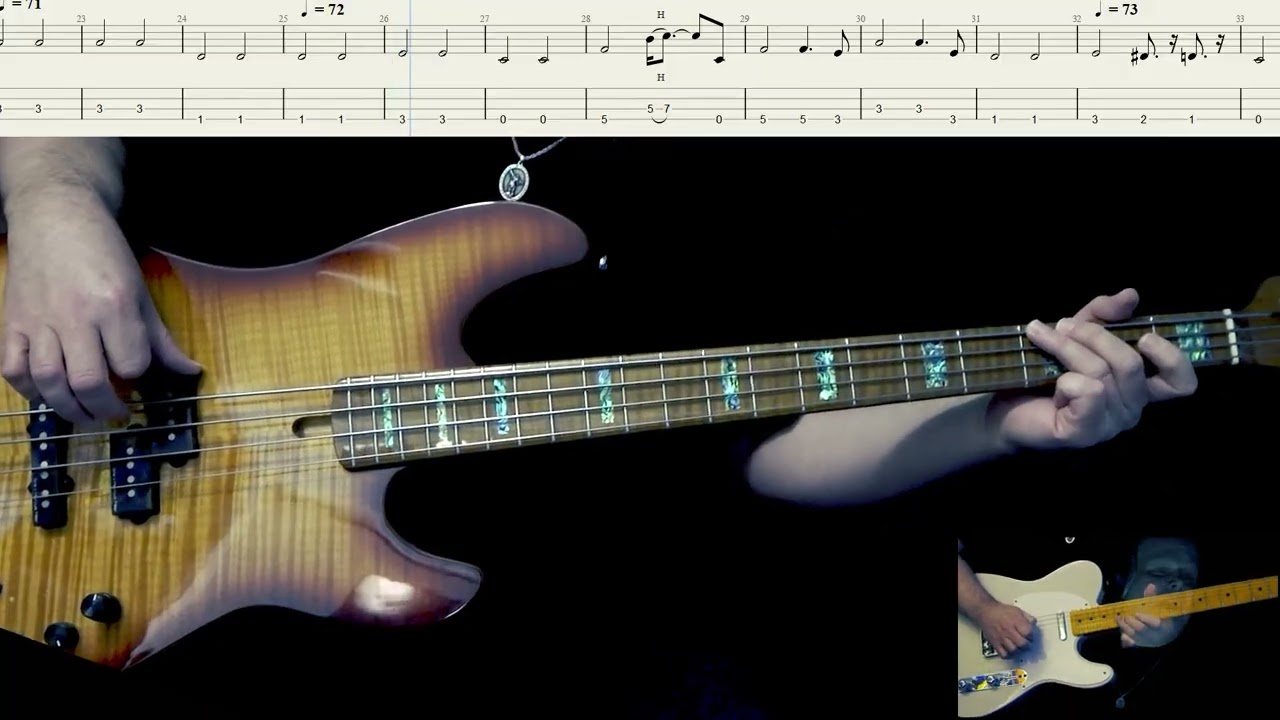 Stardust Willie Nelson Bass Tab with all instruments and vocals by Abraham Myers