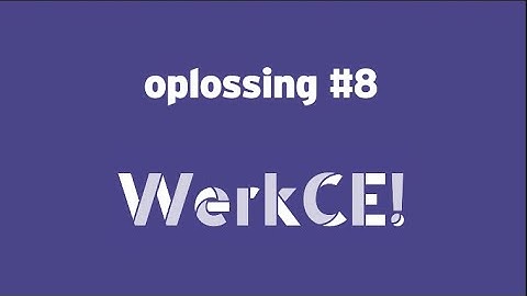 #8 WerkCE