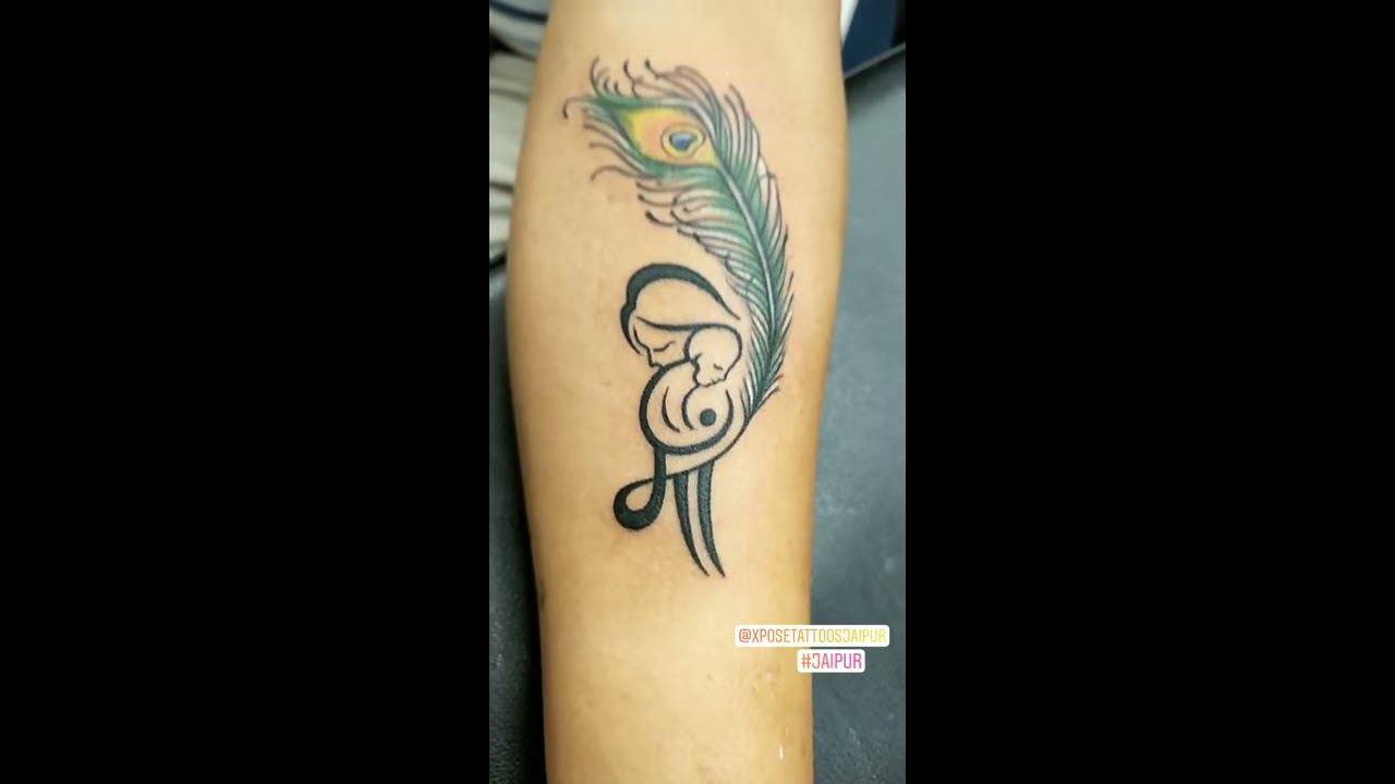 Herbal Juice Love Feather Ecg Small Pattern Tattoo Stickers - Temu