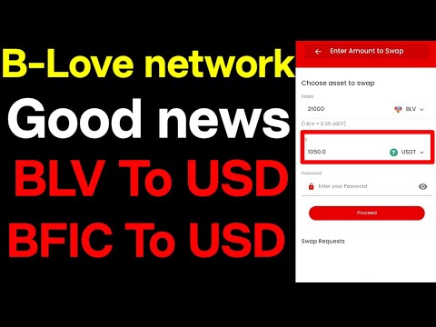 B-Love network Good news || B-Love network swap update