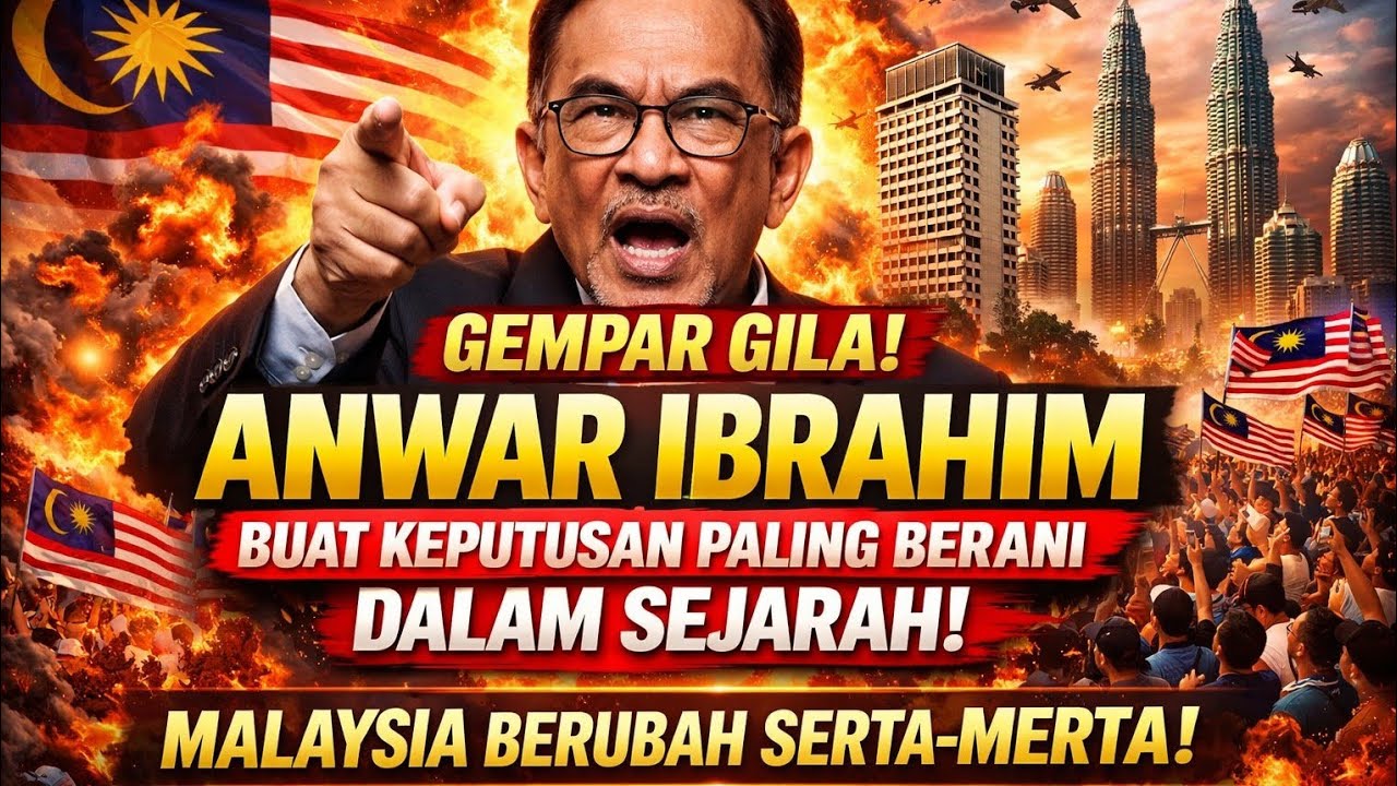 GEMPAR GILA! Anwar Ibrahim Buat Keputusan Paling Berani Dalam Sejarah Malaysia Berubah Serta-Merta!