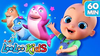 Baby Shark & Friends | One Hour of LooLoo Kids Underwater Songs & Nursery Rhymes